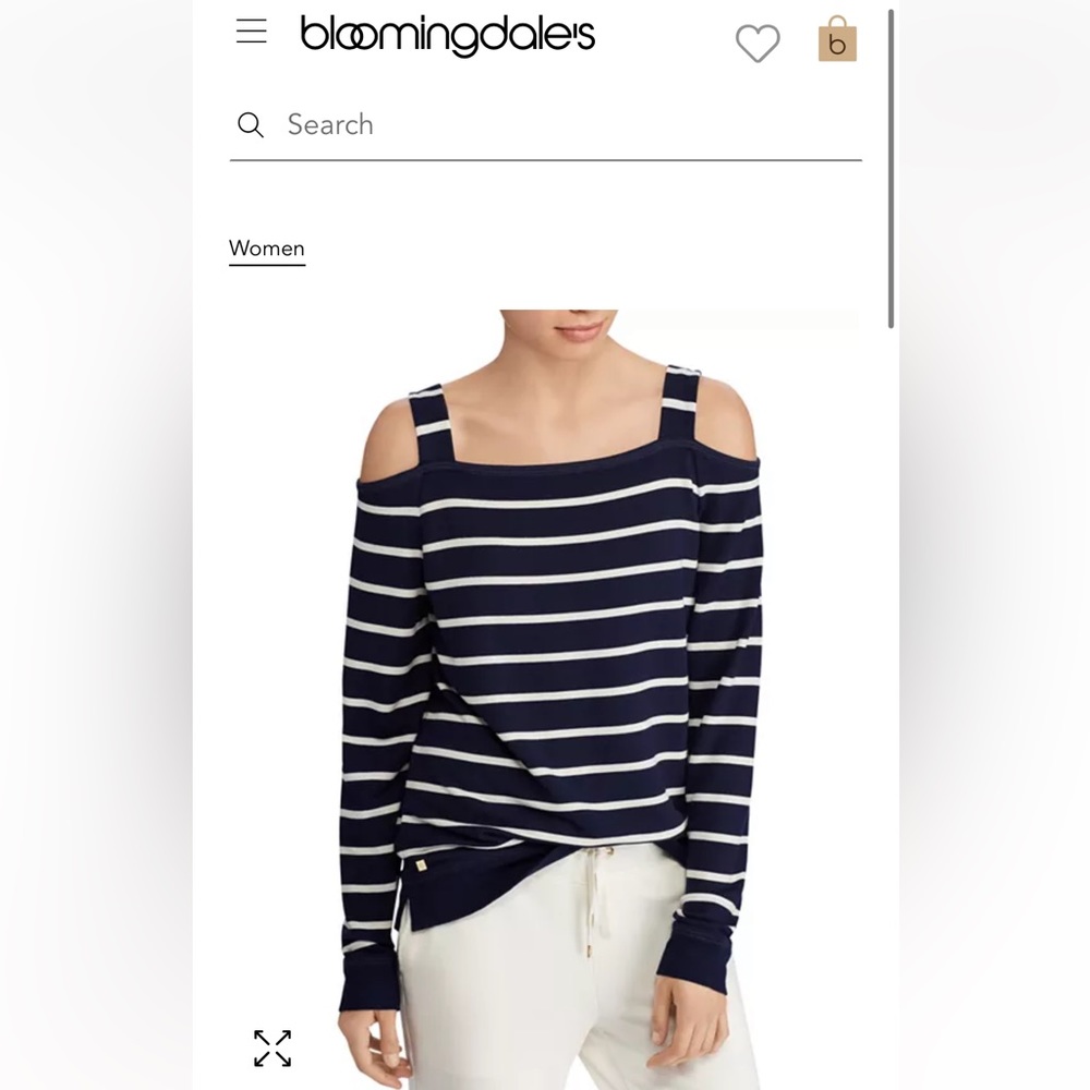 Ralph Lauren square neck long sleeve top.